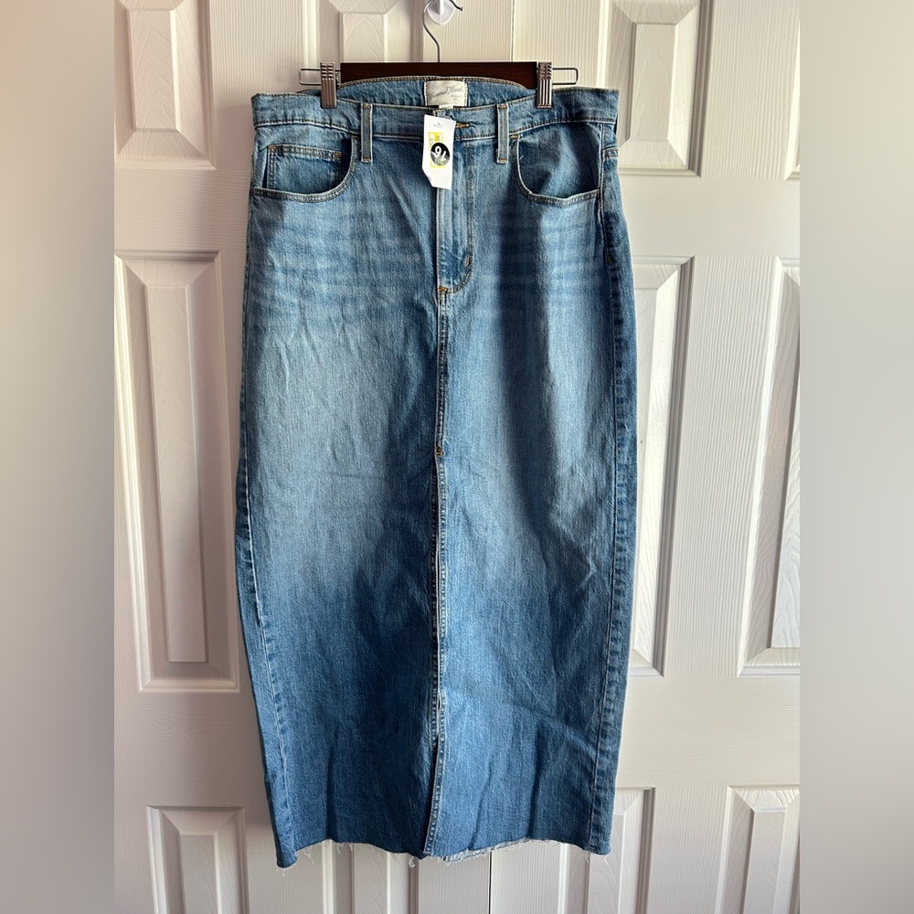 Women's Blue Denim Skirt